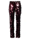 Jucca Woman Pants Garnet Size 6 Polyester, Elastane In Multi