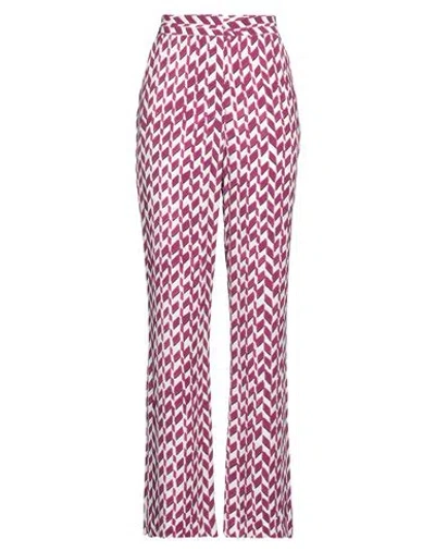 Jucca Woman Pants Garnet Size 8 Viscose In Red