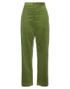 Jucca Woman Pants Green Size 8 Cotton In Green