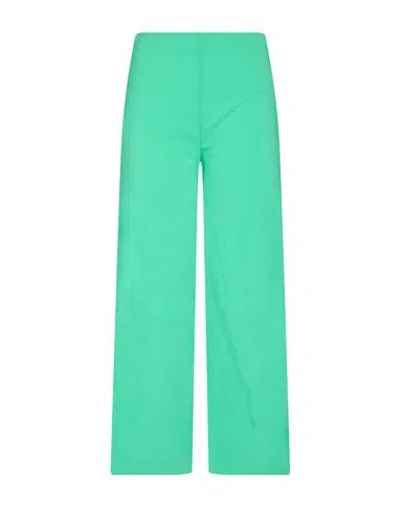Jucca Woman Pants Green Size 6 Viscose, Elastane