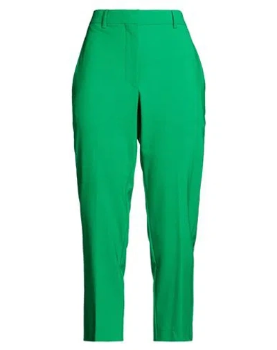Jucca Woman Pants Green Size 8 Polyester, Virgin Wool, Elastane