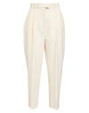 Jucca Woman Pants Beige Size 4 Polyester, Virgin Wool, Elastane In Neutral