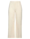 Jucca Woman Pants Ivory Size 8 Viscose, Elastane In White