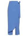 Jucca Woman Pants Light Blue Size 4 Acetate, Silk In Blue