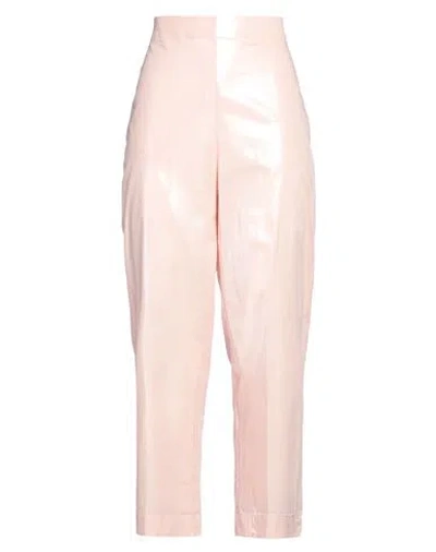 Jucca Woman Pants Light Pink Size 10 Cotton