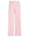 Jucca Woman Pants Light Pink Size 6 Cotton In Pink