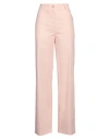 Jucca Woman Pants Light Pink Size 8 Cotton