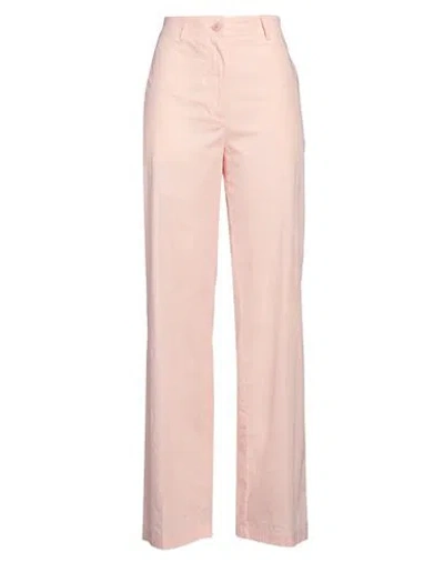 Jucca Woman Pants Light Pink Size 8 Cotton