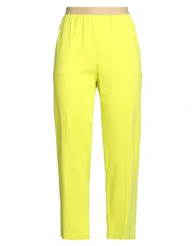Jucca Woman Pants Lime Green Size 6 Viscose, Elastane