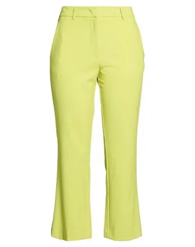 Jucca Woman Pants Lime Green Size 6 Viscose, Polyester, Elastane