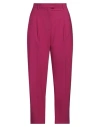 Jucca Woman Pants Magenta Size 4 Polyester, Virgin Wool, Elastane