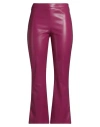 Jucca Woman Pants Mauve Size 10 Polyester, Polyurethane In Purple