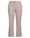 Jucca Woman Pants Mauve Size 6 Cotton, Virgin Wool, Polyamide, Elastane In Pink