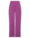 Jucca Woman Pants Mauve Size 8 Viscose, Elastane In Purple