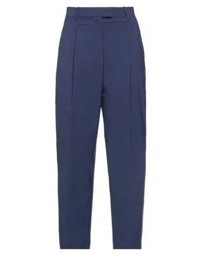 Jucca Woman Pants Midnight Blue Size 2 Polyester, Virgin Wool, Elastane