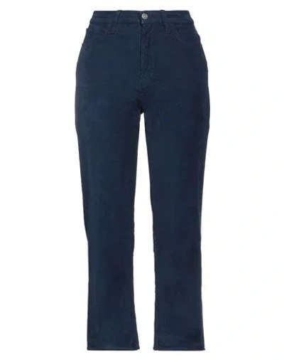 Jucca Woman Pants Midnight Blue Size 6 Cotton, Elastane