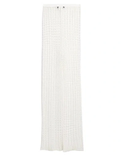 Jucca Woman Pants Off White Size M Cotton