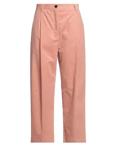 Jucca Woman Pants Pink Size 8 Cotton