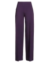 Jucca Woman Pants Purple Size 10 Viscose, Polyamide, Elastane