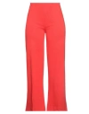 Jucca Woman Pants Red Size 12 Viscose, Polyamide, Elastane In Red