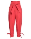 Jucca Woman Pants Red Size 2 Polyamide, Cotton