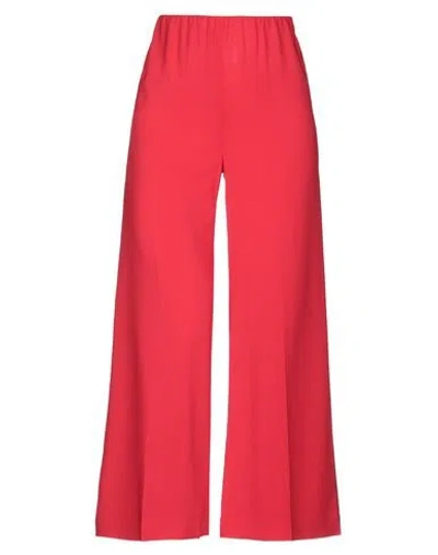 JUCCA JUCCA WOMAN PANTS RED SIZE 6 VISCOSE, ELASTANE,13407283GF 3