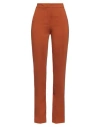 Jucca Woman Pants Rust Size 6 Viscose, Polyamide, Elastane In Red