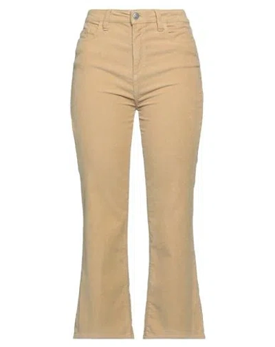 Jucca Woman Pants Sand Size 10 Cotton, Elastane In Beige