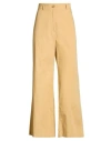 Jucca Woman Pants Sand Size 2 Cotton In Brown