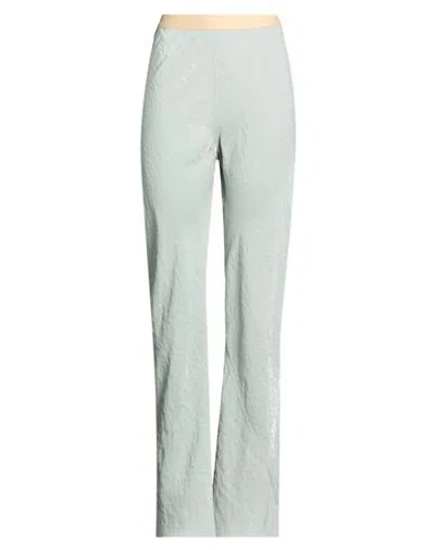 Jucca Woman Pants Slate Blue Size 6 Viscose, Polyester