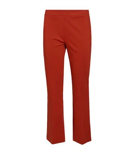 Jucca Woman Pants Tan Size 6 Viscose, Polyamide, Elastane In Red