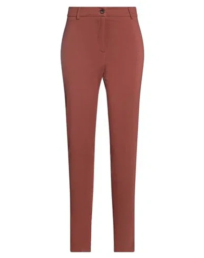 Jucca Woman Pants Tan Size 8 Viscose, Polyamide, Elastane In Brown