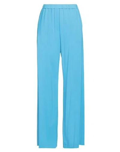 Jucca Woman Pants Turquoise Size 8 Viscose, Elastane In Blue