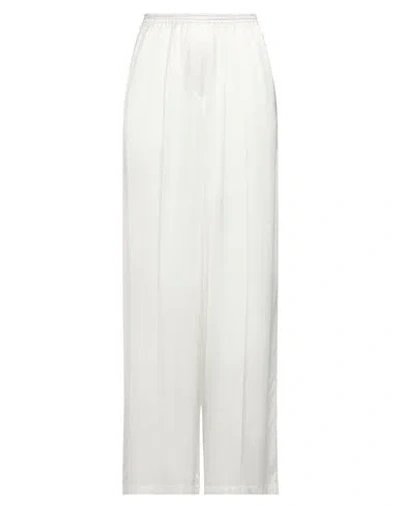 Jucca Woman Pants White Size 10 Viscose