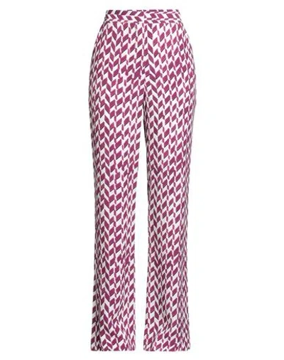 Jucca Woman Pants White Size 4 Viscose In Multi