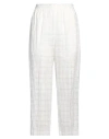 Jucca Woman Pants White Size 6 Linen In White