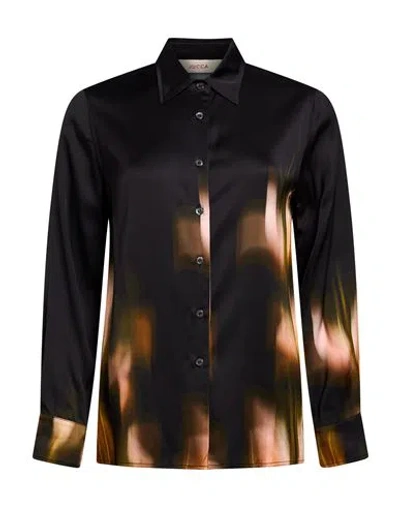 Jucca Woman Shirt Black Size 2 Viscose