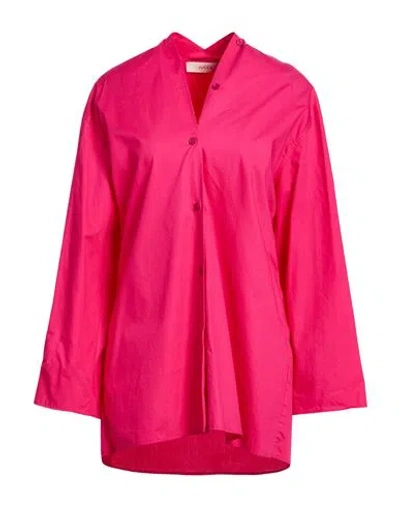 Jucca Woman Shirt Fuchsia Size 2 Cotton In Pink