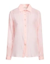 Jucca Woman Shirt Pink Size 2 Cotton, Silk In Pink