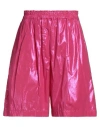 Jucca Woman Shorts & Bermuda Shorts Fuchsia Size 6 Cotton In Pink