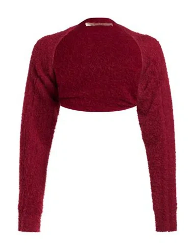 Jucca Woman Shrug Garnet Size Xs Alpaca Wool, Wool, Polyamide, Elastane In Red