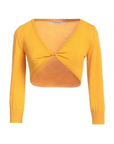 Jucca Woman Shrug Marigold Size M Viscose, Polyamide In Yellow