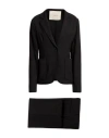 Jucca Woman Suit Black Size 10 Viscose, Polyester, Elastane In Black