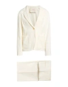 Jucca Woman Suit Off White Size 8 Viscose, Polyester, Elastane In Multi