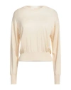 Jucca Woman Sweater Beige Size Xl Cupro