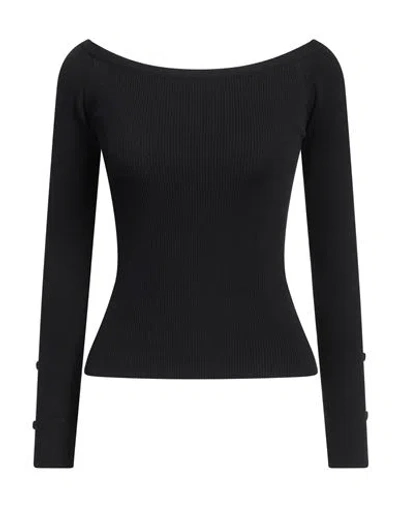 Jucca Woman Sweater Black Size L Viscose, Polyamide