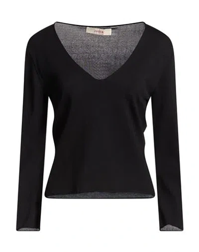 Jucca Woman Sweater Black Size L Viscose, Polyamide