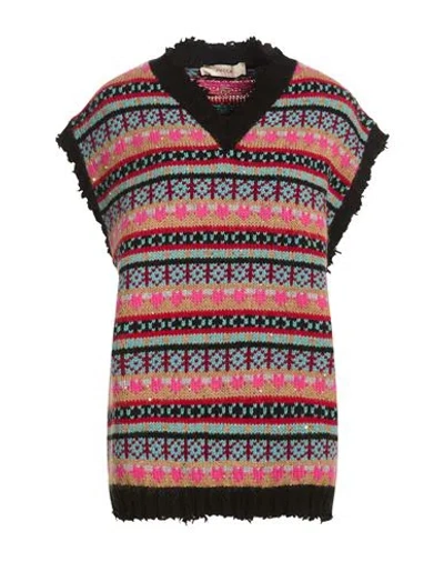 Jucca Woman Sweater Black Size S Virgin Wool, Polyamide, Alpaca Wool, Mohair Wool, Cotton