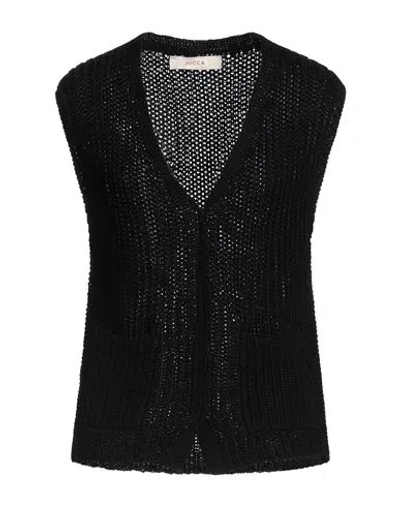 Jucca Woman Sweater Black Size Xl Cotton