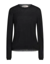 Jucca Woman Sweater Black Size Xl Virgin Wool In Black